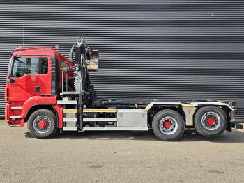 TGS 26.400 6x2 / 6x4 / HMF Z KRAAN + CONTAINERSYSTEM